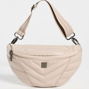 กระเป๋าคาดเอวสีเบจแบบยูนิเซ็กส์กระเป๋าคาดเอวมีซิปขนาดใหญ่กระเป๋าคาดตัวกระเป๋าคาดเอวมีช่องใส่จดหมายได้ทุกที่ - Product Image 2