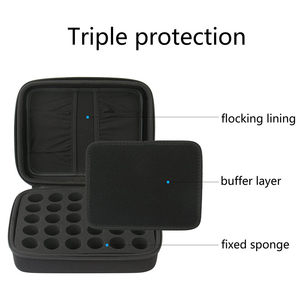 Boîte de stockage d'huiles essentielles, 30 bouteilles, porte-huile de transport pour <span class=keywords><strong>doTerra</strong></span> et jeunes huiles 30, boîte de rangement, mousse à coque rigide - Product Image 6