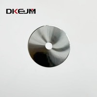 Lame de découpe rotative en carbure cémenté durable, taille personnalisée, couteau de coupe mécanique rond pour l'industrie