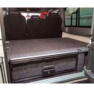 VRD4X4 Work Truck Topper Drawer Storage Box for Defender 110 Truck Bed Drawer System Durable Modular Tool Drawer Box - Product Image 1