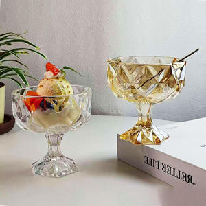 Ensemble de bols en verre pour crème glacée et desserts, verre sodocalcique, six pièces, capacité de 300 ml, résistant aux hautes températures, <span class=keywords><strong>sans</strong></span> poignée - Product Image 2