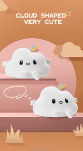 Lámpara Nocturna LED de Silicona con Forma de Nube de Lluvia, Moderna y Mini, con Luces de Colores, Alimentada por USB de 5V, Regalo para Recién Nacidos, para Cumpleaños - Product Image 3