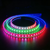 Bande LED flexible RVB à très haute luminosité, 12V, 84 LED SMD, UCS2903, pour la décoration de chambre à coucher