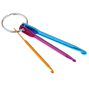 Hook Size 3/4/5mm 3 Sizes/<b>set</b> Mini Aluminum Keychain Crochet Hooks DIY Multicolour Crafts Tools Knitting Needles <b>Sewing</b> Tools - Product Image 3