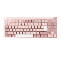 Teclado Mecánico Inalámbrico Logitech Signature K855 Sin Teclado Numérico, Interruptor Lineal Rojo TTC, Conexión Fácil a 3 Dispositivos para Oficina