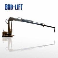 Cranes Lifting Small Portable Hydraulic Cargo Pickup Truck Cranes Lifting