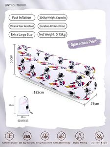 Sofá inflable para exteriores, sofá plegable para camping, sofá portátil para festivales de música, colchón de aire para camping - Product Image 4