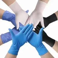 Boîte personnalisée de gants jetables en nitrile 100%, pour salon de coiffure, salon de tatouage, beauté, ongles, sans latex, noirs, antidérapants, utilisation sécurisée