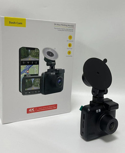 Kamera Dashcam Mobil 4K 2 Saluran Wifi GPS Kapasitor, Kamera Depan dan Belakang Mini 2 Inci dengan Kartu 128GB, Tahan Air, Kamera Mundur - Product Image 5