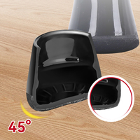 Protège-pieds de chaise en silicone antidérapants et anti-rayures, réutilisables, nouveau style, très demandés