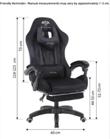 Chaise de jeu personnalisée avec logo OEM, en cuir PU, chaise de gamer confortable avec massage, chaise de bureau pour adultes