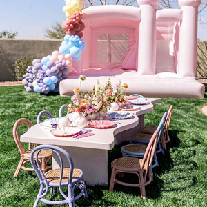 Cuna de Mimbre Tejida para Niños, Alquiler para Fiestas de Cumpleaños y Eventos, Diseño Escandinavo, Uso en Dormitorio, de 3 a 8 Años - Product Image 1