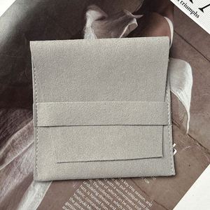 Bolsa de Joyería Portátil de Microfibra con Patrón Geométrico, Bolsa para Tarjetas de Regalo, Organizador de Aretes y Collares, Ecológica, con Impresión de Logotipo - Product Image 4