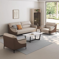 Liyu China Lieferant Hochwertige Wohnzimmermöbel Moderne Echtleder-Couchgarnitur Komfortables Wohnzimmersofa mit Preisangabe
