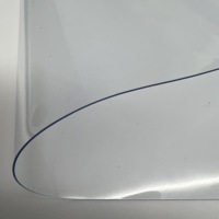 Film PVC transparent de haute qualité, imperméable et résistant à l'abrasion, épaisseur 0,5-1,0 mm, pour sacs et nappes