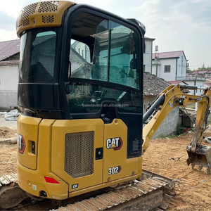Zero tail swing used excavator machine CAT 302 2 ton <b>small</b> excavator with stable quality for garden work - Product Image 5