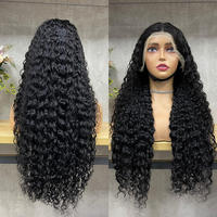 Perruque en cheveux humains Deep Wave, vente en gros, sur mesure, avec dentelle frontale, directement de l'usine, OEM, faible MOQ