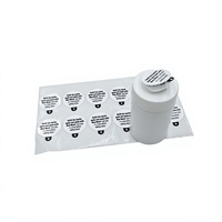 Étiquette ronde multicouche personnalisée pour flacon de médicament, autocollant à décoller et à lire pour pot cosmétique, étiquette multicouche durable pour emballage