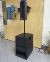 Équipement audio Q603M+Q380D, 2*6,5 pouces, 280W, enceinte colonne étanche, amplificateur de puissance actif de 15 pouces, caisson de basses