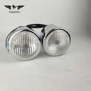 YHMOTO Faro Delantero Doble Redondo H4, Piezas para Motocicletas Todoterreno Honda, Suzuki, Yamaha XT WR450F DR RM - Product Image 5