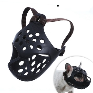 Promotion : Muselière respirante en silicone anti-morsure pour bouledogues français, pugs et chiens à mastication courte - Product Image 3