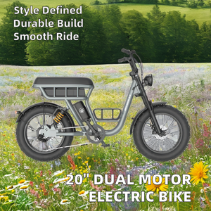 Vélo de ville R6 avec cadre en aluminium de 20 pouces, moteur arrière sans balais 48V 750W, assistance au pédalage, 7 vitesses, batterie au lithium 20Ah - Product Image 2