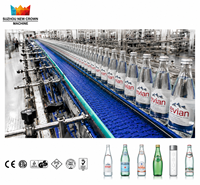 Machine de remplissage automatique électrique de bouteilles en verre pour boissons gazeuses 4000-20000 BPH 250ml/500ml Précision 1mm Prix usine CE