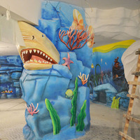 Sculpture FRP du monde océanique