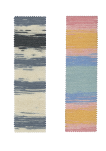 Fil à tricoter fantaisie en chenille dégradé Nm 2/26 2/16, 100% laine mérinos superfine RWS, écologique pour la couture et le tissage - Product Image 2