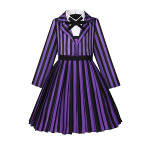 Wednesday Addams Costume - Kids Halloween Dress Black