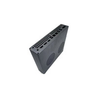 Boîtier PC industriel Mini ITX en aluminium avec fenêtre latérale, personnalisable OEM/ODM, fourni directement par l'usine Domify