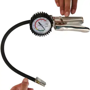 ऑटो उपकरण टायर परिवर्तक टायर Inflating बंदूक दबाव नापने का यंत्र के साथ डायल टायर Inflator