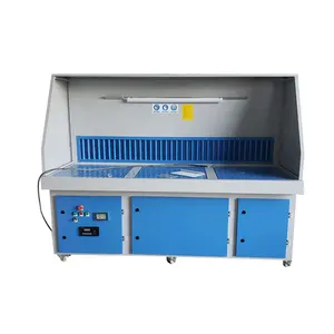 4kw power side dust collection grinding polishing downdraft work table and air purifier benche