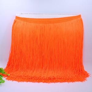 Groothandel 12 "30Cm Meer Kleuren Zijdeachtig Chainette Nylon Dubbele Dikte Dansjurk Kwastje Franje Voor Decoratie - Product Image 5