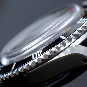 Montre vintage NH35 avec logo personnalisé sur le cadran, bracelet en nylon acrylique, cadran vintage, étanche 100 mètres, mouvement mécanique automatique pour homme - Product Image 4