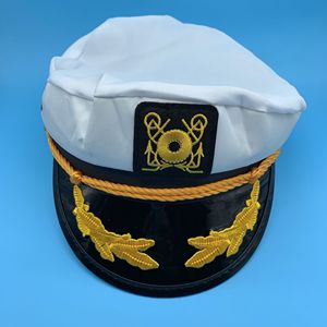 Marinai Cappello <span class=keywords><strong>di</strong></span> Snapback Regolabile Sea Captain Carino Navy Costume Accessorio W816 - Product Image 6