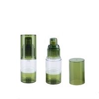Flacon sans air avec bouchon pompe, stérilisé à l'oxyde d'éthylène, en plastique pour l'emballage et l'impression de crèmes de soin de la peau