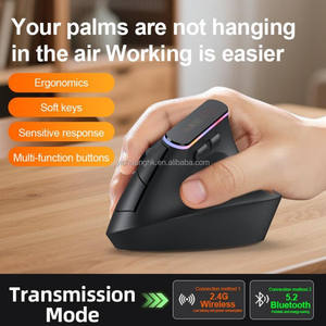 Ratón Inalámbrico Vertical Ergonómico con Diseño Vertical, 2.4G USB 2.0, 3 Velocidades DPI, Seguimiento Óptico, en Stock para Computadora Portátil - Product Image 3