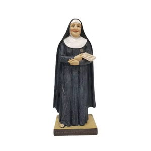 Fábrica de resina personalizada <span class=keywords><strong>Santa</strong></span> <span class=keywords><strong>Rita</strong></span> estatua religiosa artesanía regalos cristianos decoración del hogar figurita productos religiosos católicos - Product Image 4