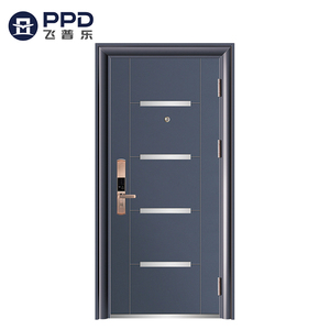 Nhà Cung Cấp Trung Quốc Giá Thấp Mạ Kẽm Khung Cửa Thép Rỗng Mô Hình Cửa Sắt Rèn Cửa Bọc Thép - Product Image 3