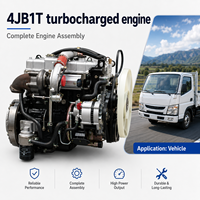 SCDC ISUZ Turboaufgeladener Wassergekühlter 68kW/3600U/min 4JB1T Kleiner Leistungs-Dieselmotor mit Inline-Pumpe für Leichte LKWs und Pickups
