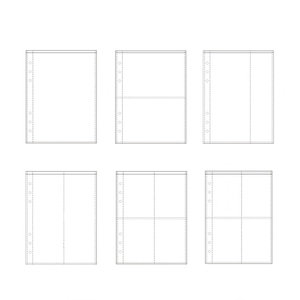 <span class=keywords><strong>A5</strong></span> chất kết dính tay áo PP photocard Túi Refill trang tấm bảo vệ nhựa giao dịch thẻ tay áo cho 6 vòng Album ảnh Chất kết dính - Product Image 1