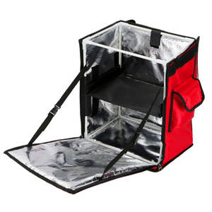 58L Takeaway Box กระเป๋าเป้สะพายหลังฉนวน,กระเป๋าเก็บความเย็นกันน้ำสำหรับนักขี่มอเตอร์ไซต์กระเป๋าเก็บความร้อนกระเป๋าส่งพิซซ่า - Product Image 3