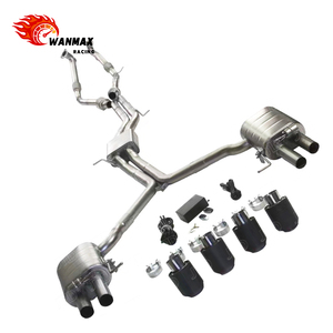 Tubo de <span class=keywords><strong>Escape</strong></span> de acero inoxidable, sistema de <span class=keywords><strong>escape</strong></span> Valvetronic Catback para <span class=keywords><strong>AUDI</strong></span> <span class=keywords><strong>S5</strong></span> B8 3,0, tubo delantero con Catback - Product Image 3