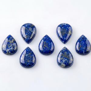Lapis-lazuli bleu, taille poire brillante, pierres précieuses calibrées, évaluation tierce, jeu de couleurs, tailles 14x10, 16x12, 18x13, 20x16 - Product Image 1