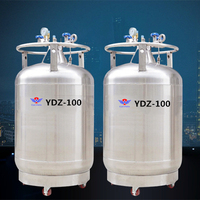Réservoirs d'azote liquide à pression constante, tous types YDZ-100 100L, auto-pressurisants