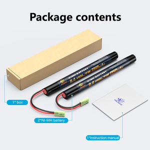 Baterai Airsoft Isi Ulang Melasta Daya 8.4v 1350mah Nimh untuk Mainan Senapan Angin Airsoft - Product Image 6