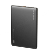 HSONE JLX02 L, Batería Externa Magnética Inalámbrica de Aleación de Aluminio de 5000 mAh, 2 en 1, con Pantalla LED, Carga Rápida de 15 W/20 W, Ultra Delgada y Portátil