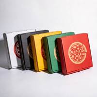 Vente en gros d'usine, boîte à pizza personnalisée avec impression, 8'', 10'', 12'', 16'', boîte à pizza en papier pour hamburgers