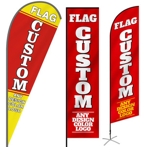 Quảng Cáo triển lãm sự kiện khuyến mại sử dụng ngoài trời bay bãi biển Cờ biểu ngữ giọt nước cờ - Product Image 2